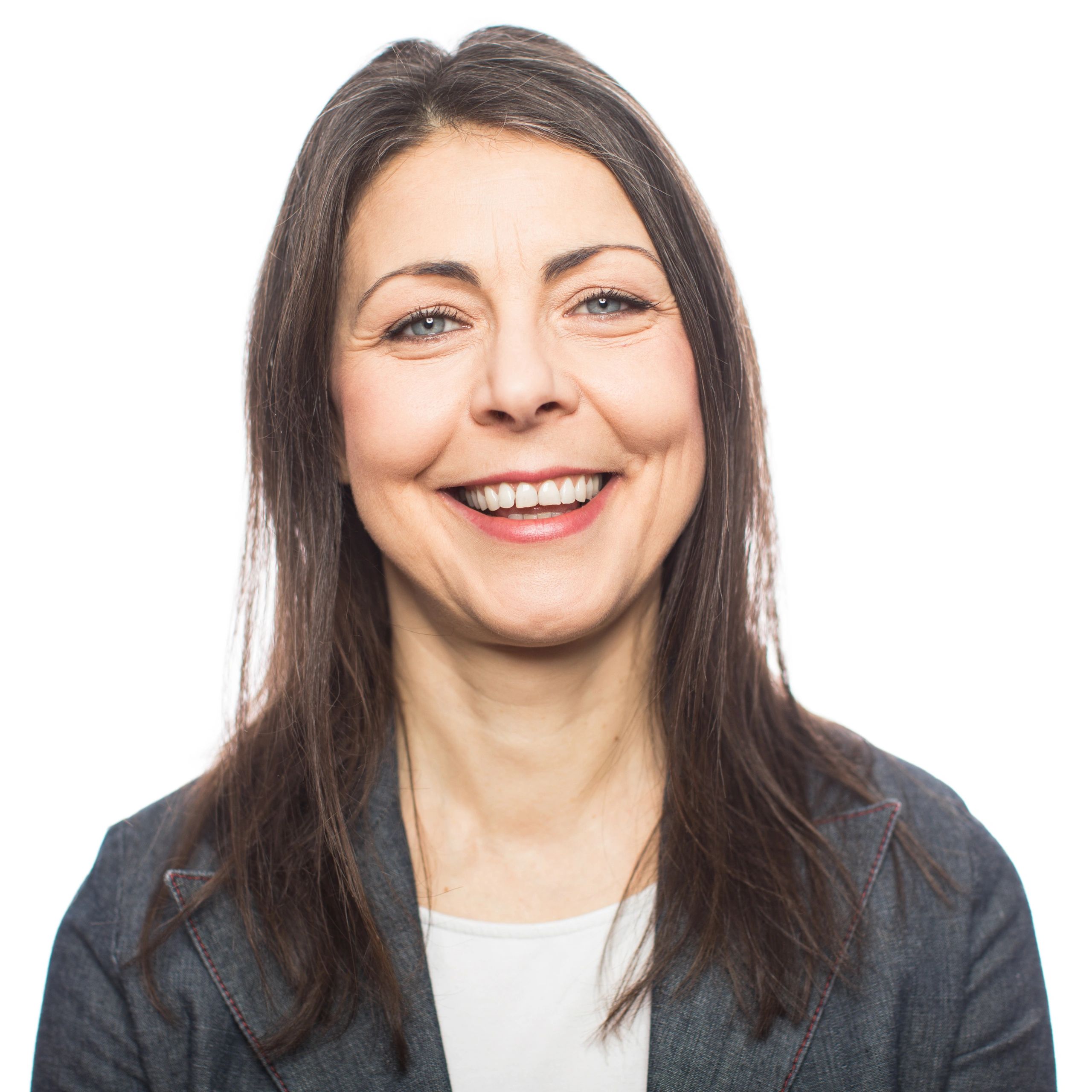 Portrait of satisfied client